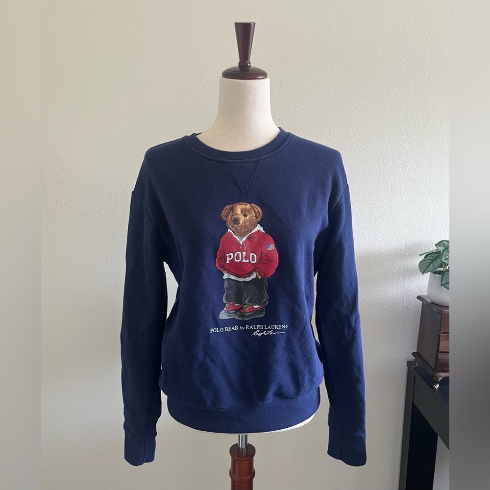 Polo by Ralph Lauren Navy Polo Bear Sweatshirt
